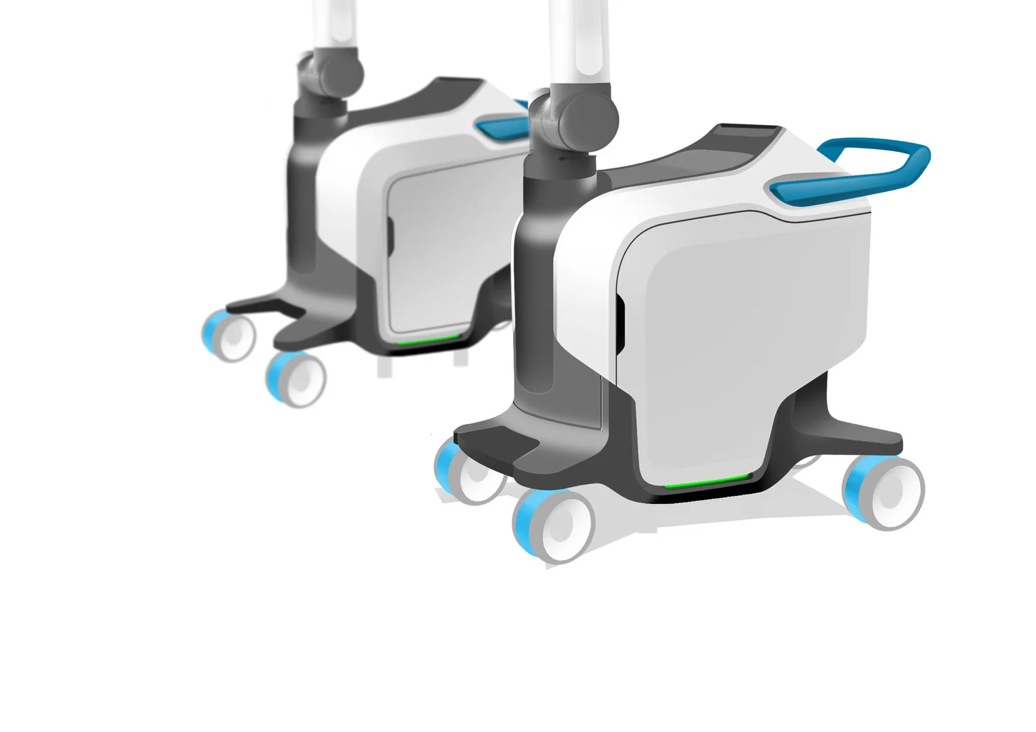  Quick concept iteration in response to engineering feedbacks. (Photoshopped over CAD model) 