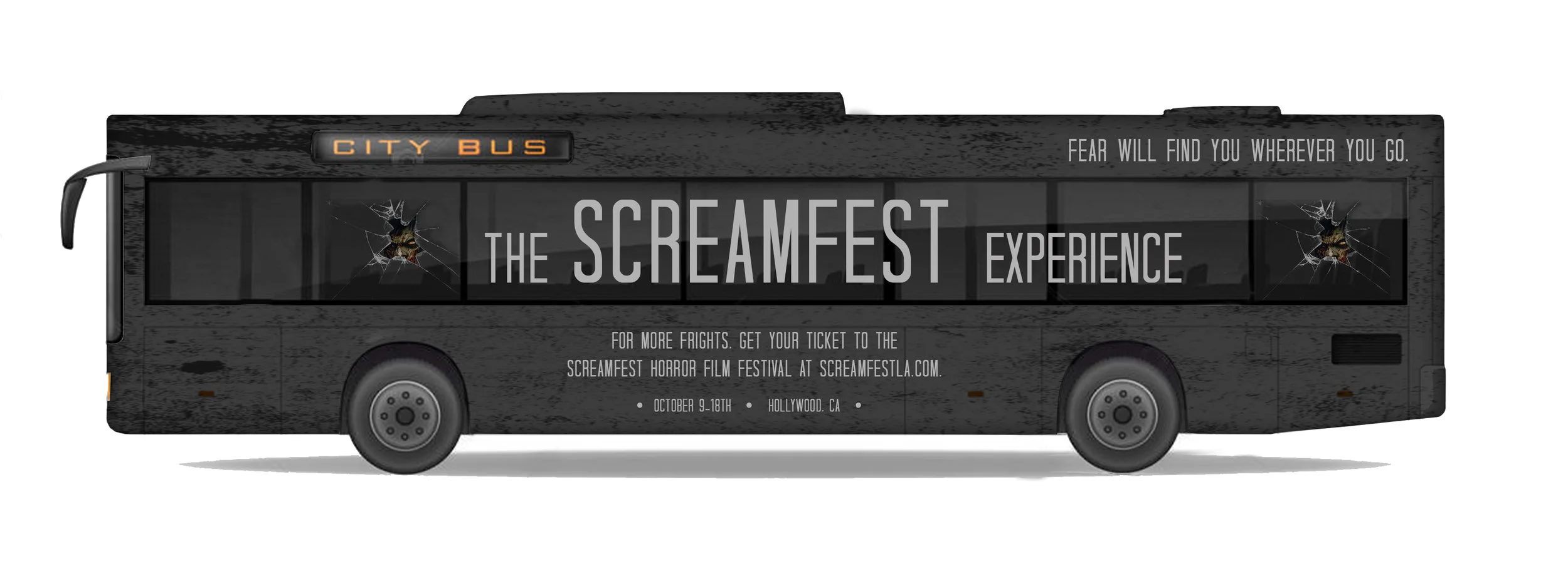 Taking the bus was already scary. And now that augmented reality windows show zombies chasing you? Terrifying.