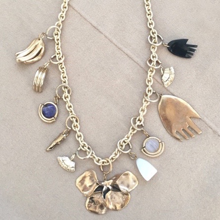 Rope Chain Necklace with layered enhancers