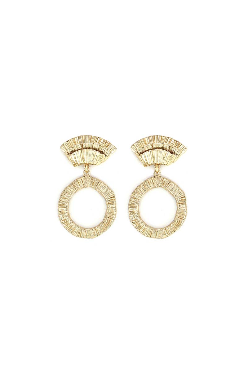 LANDSCAPE EARRINGS in gold
