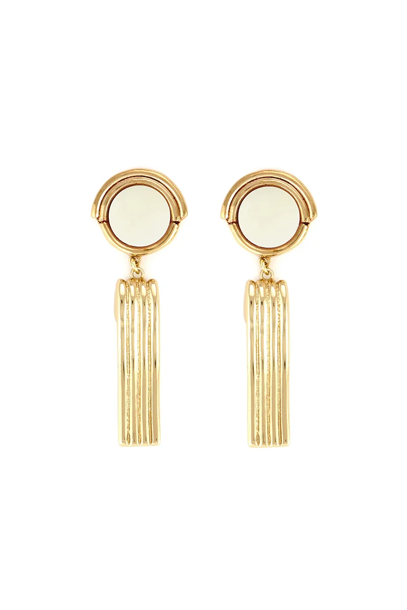 PARK EARRINGS IN MOTHER OF PEARL