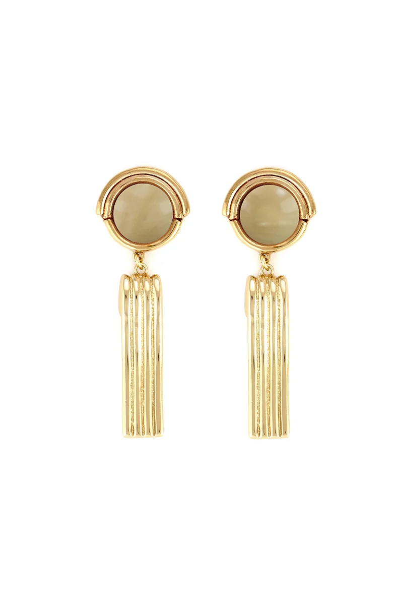 PARK EARRINGS IN FLAX