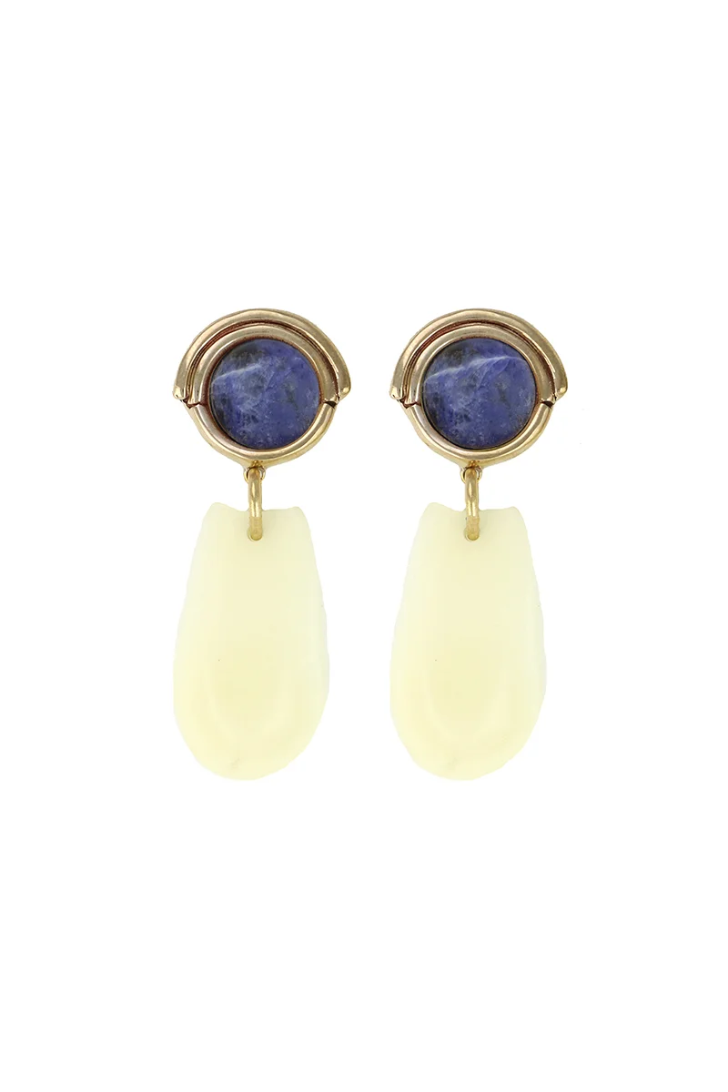 CHOI EARRINGS IN SODALITE
