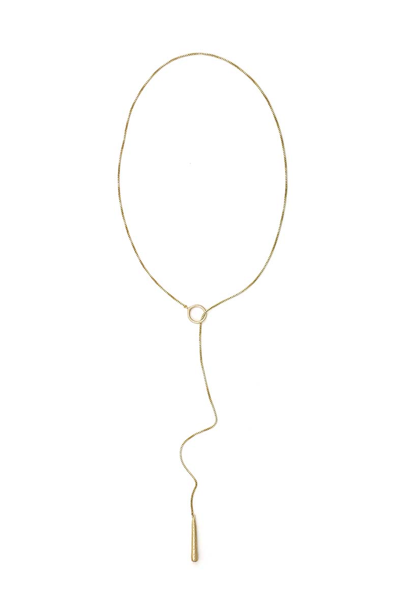 MARATHON LARIAT NECKLACE