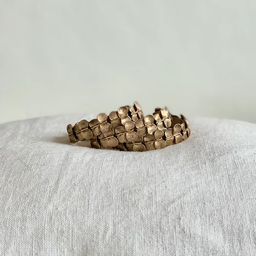 Butterfly Bar Cuff Bracelet Gold