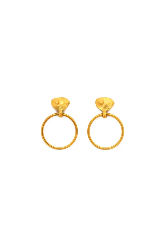 Petite  'AA' Door Knockers Earrings