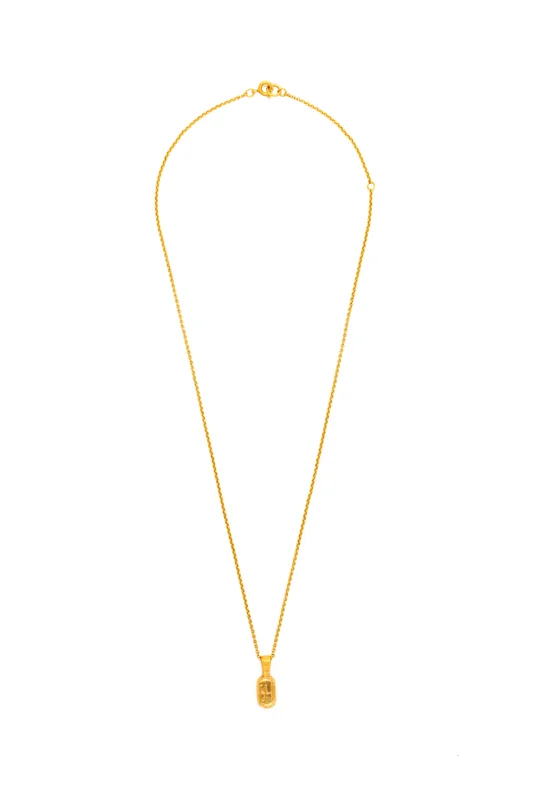 Petite 86400 Fortune Buoy Necklace on Micro Rolo Chain