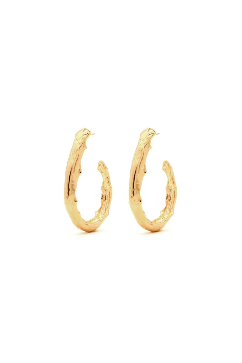 Aloe Hoop Earrings