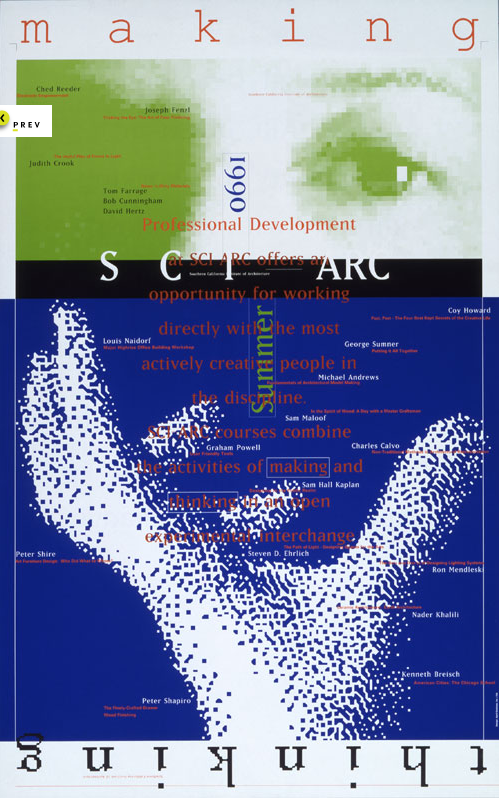 Making + Thinking poster 