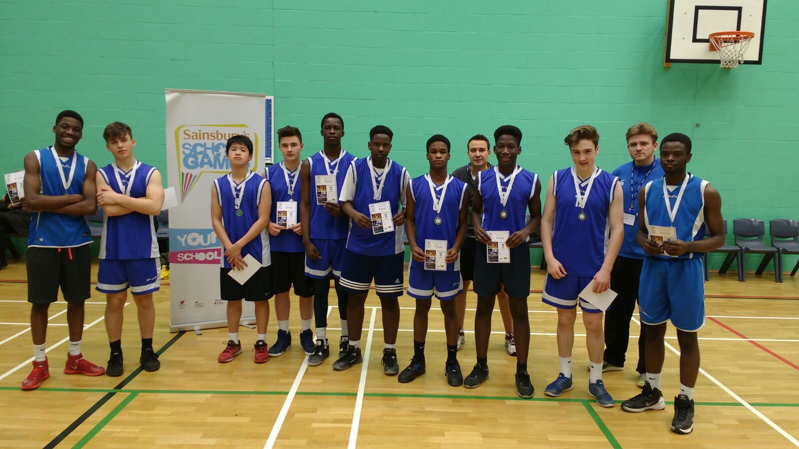Abbey Grange U16s: Leeds Final 2nd place Feb 16.