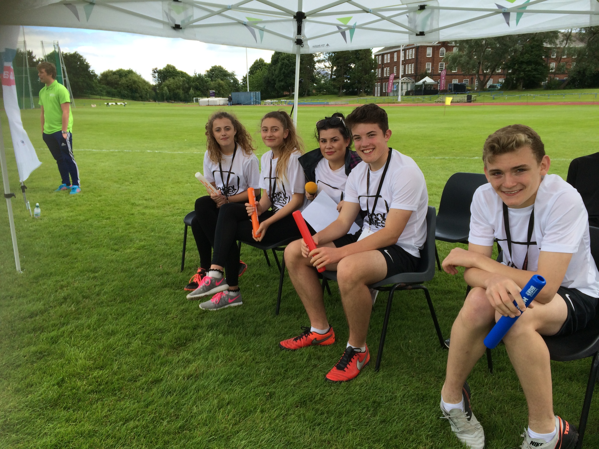 Y9 / 10 Sports Academy Leaders from St Mary's HS supported the athletics. Students completed the UK Athletics Officiating Course in May 16 and delivered the shot put, javelin and high jump. They received fantastic praise from the athletics officials! Ex St Mary's student and WY Sports Council Member Megan Casey presented the opening of the Games! 