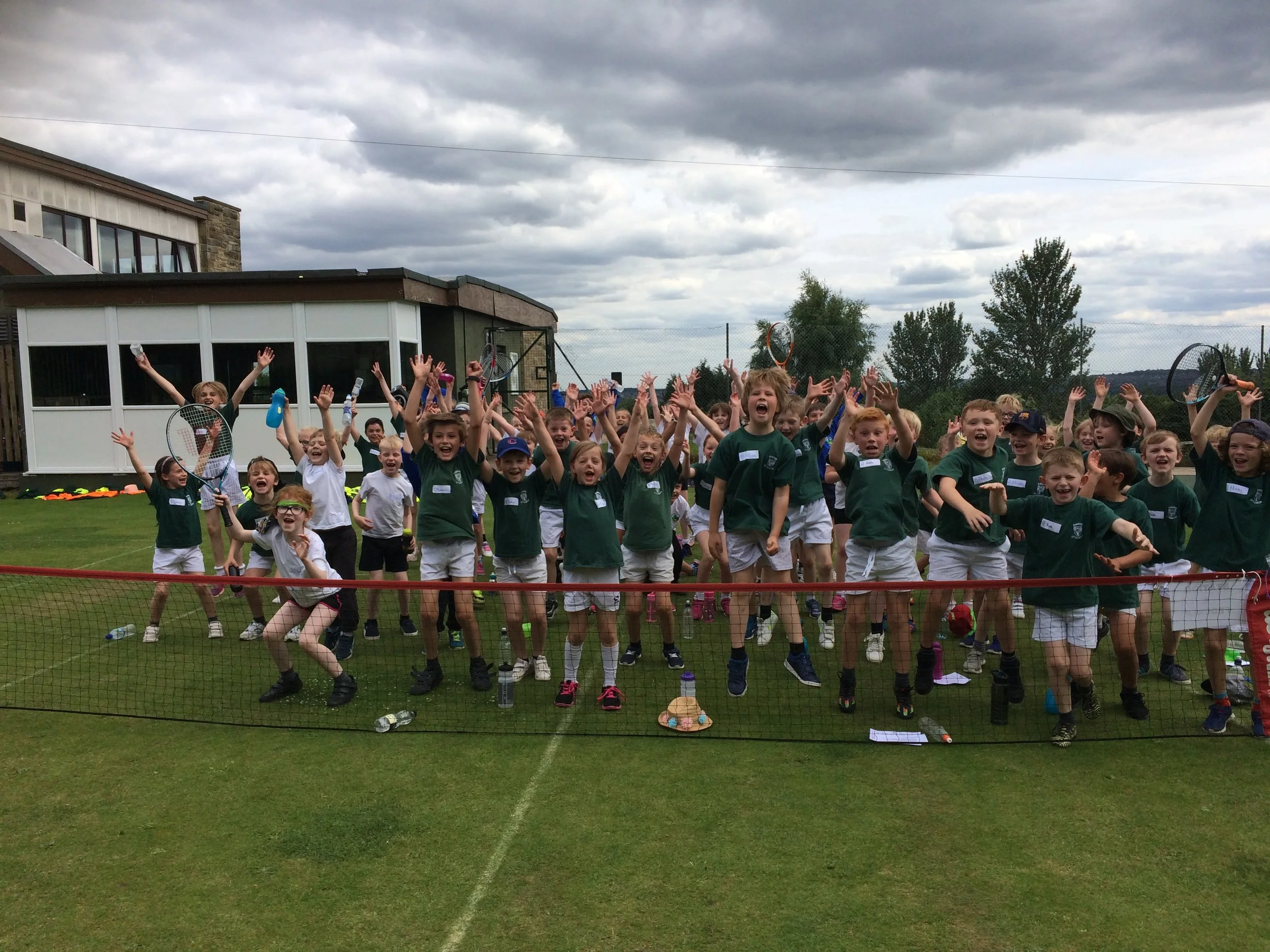 Rawdon Tennis Club Y3/4 Wimbledon Celebration Festival. 