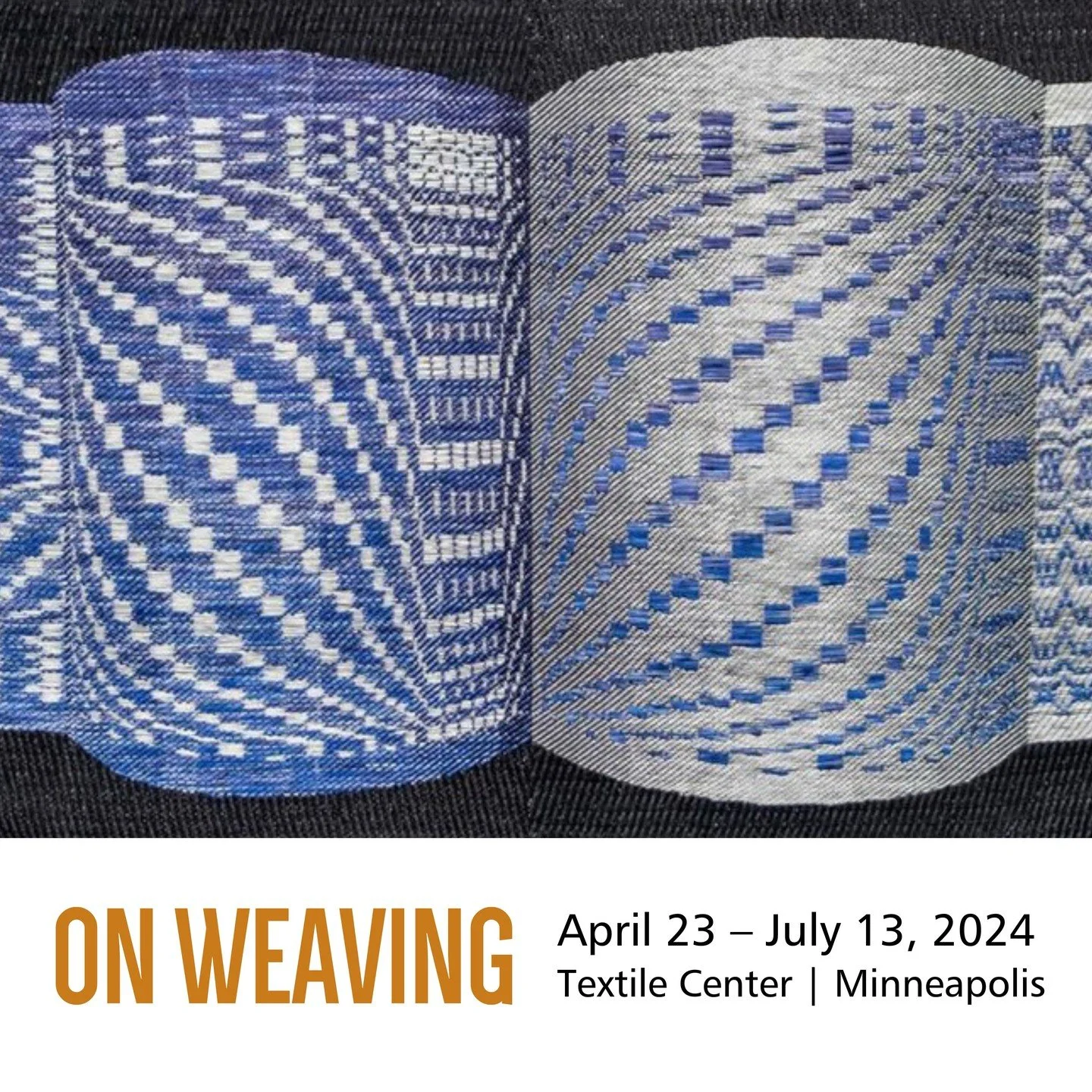 So excited to have my work included in this show at @textilecentermn along side of so many fabulous weavers! 

On Weaving celebrates the many facets of woven textiles by exploring the traditions and innovations of works made both on and off the loom.