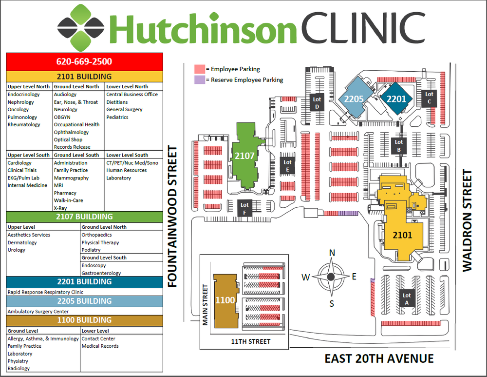 Campus Map — Hutchinson Clinic