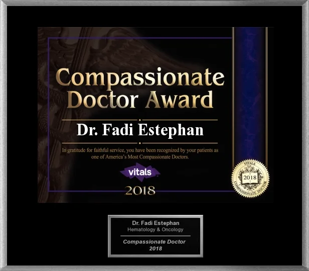Dr. Estephan most compassionate award.jpg