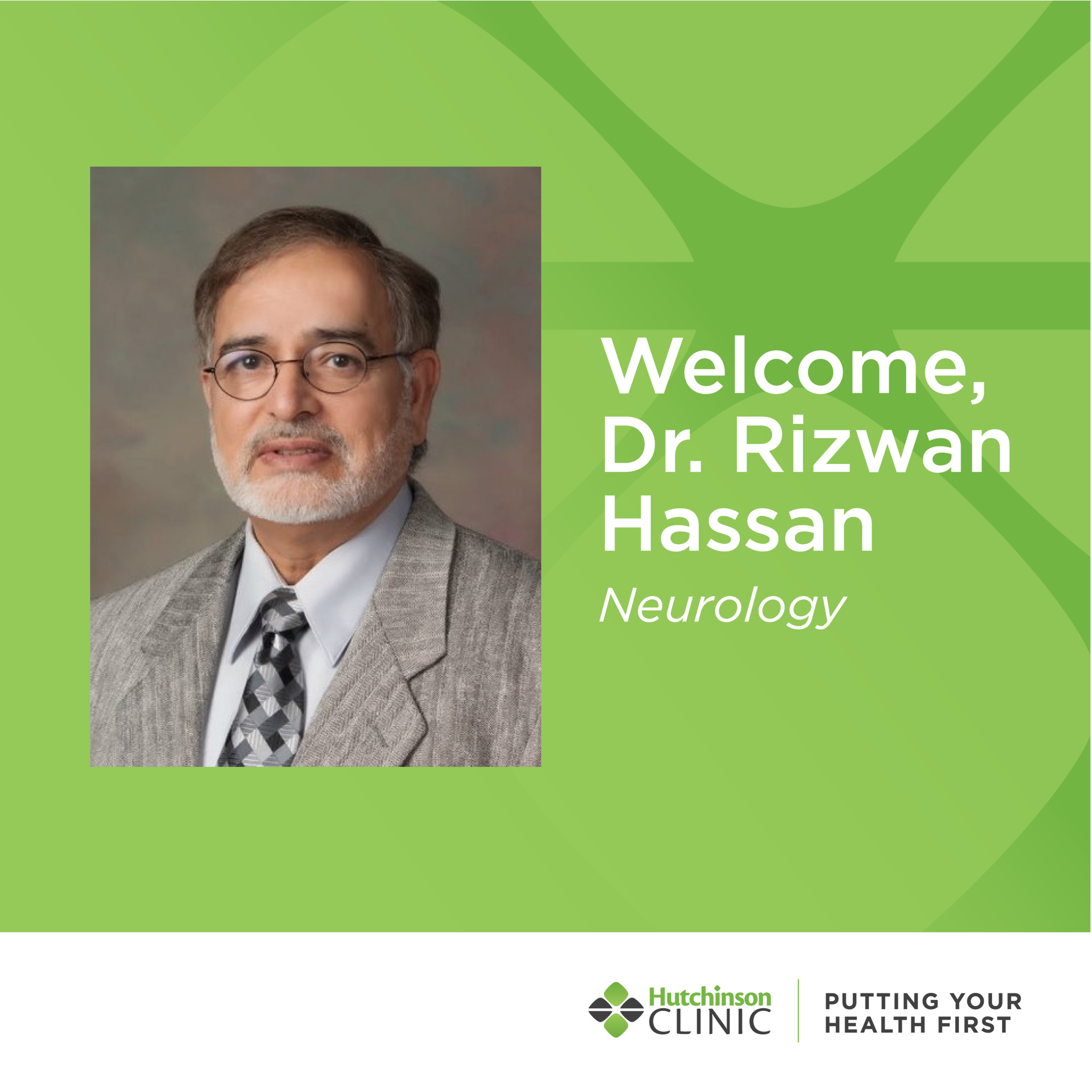 Meet Our New Neurologist, Rizwan Hassan, M.D.! — Hutchinson Clinic