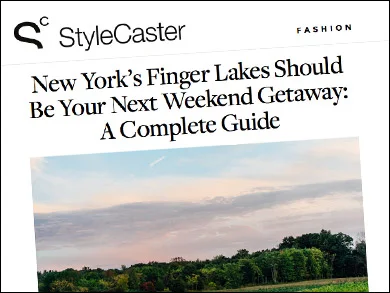 Stylecaster : "New York’s Finger Lakes Should Be Your Next Weekend Getaway" "Swing by the Cider House’s airy wood-beamed tasting room to try ciders from five different local makers... Oh, and they have horses too. Super fun!"