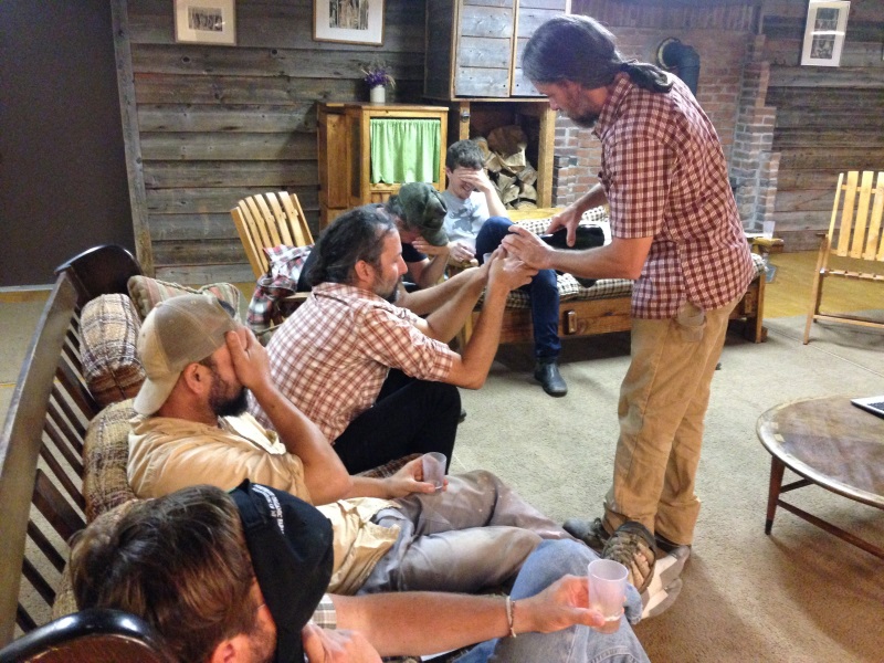 Blind Tasting one another's ciders at the Cider Maker convo