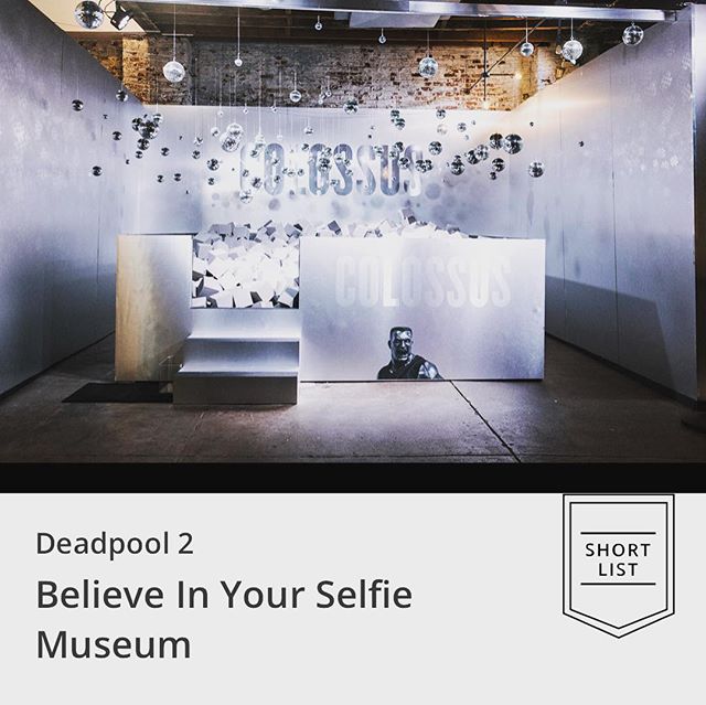 AND THE AWARD GOES TO......
Our Deadpool 2: Believe In Your Selfie Museum was shortlisted for the Clio Entertainment Awards in the experiential category. Thanks to @clioawards!
.
.
.
.
.
.
.
.
.
.
.
.
#RubikMarketing #Rubik #ClioAwards #ClioEntertain