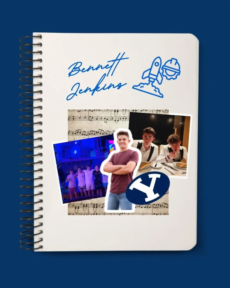 Up next we have Bennett! Congrats Bennett! Go cougars! 💙🤍🐾