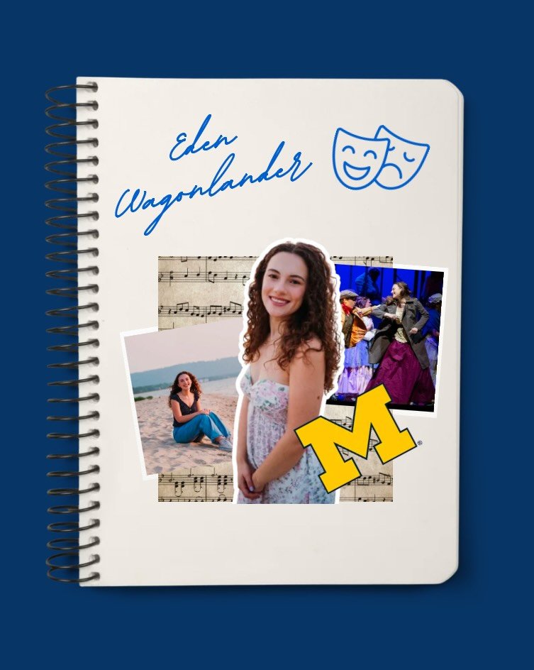 And finally our last senior spotlight is Eden. Congratulations Eden! Go Blue! 💙💛