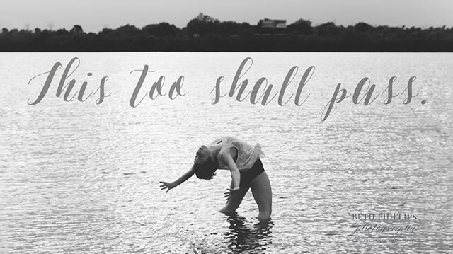 This too shall pass.⁠
⁠
That was the theme of 2019, right?  Now here we sit in the early days of Spring 2020 with our lives at a screeching halt screaming, how can this be happening?!? All I can say is, this too shall pass.  The phrase this too shall