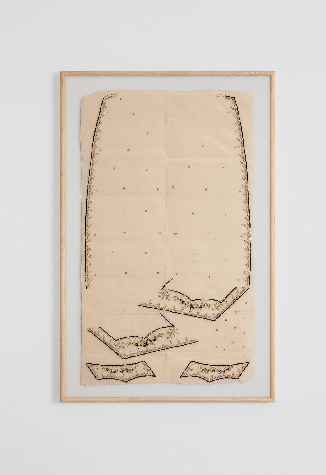   Untitled   2020, digital sculpture, inkjet printed on paper in artist’s frame (maple wood), 132.5 × 86 × 8 cm 