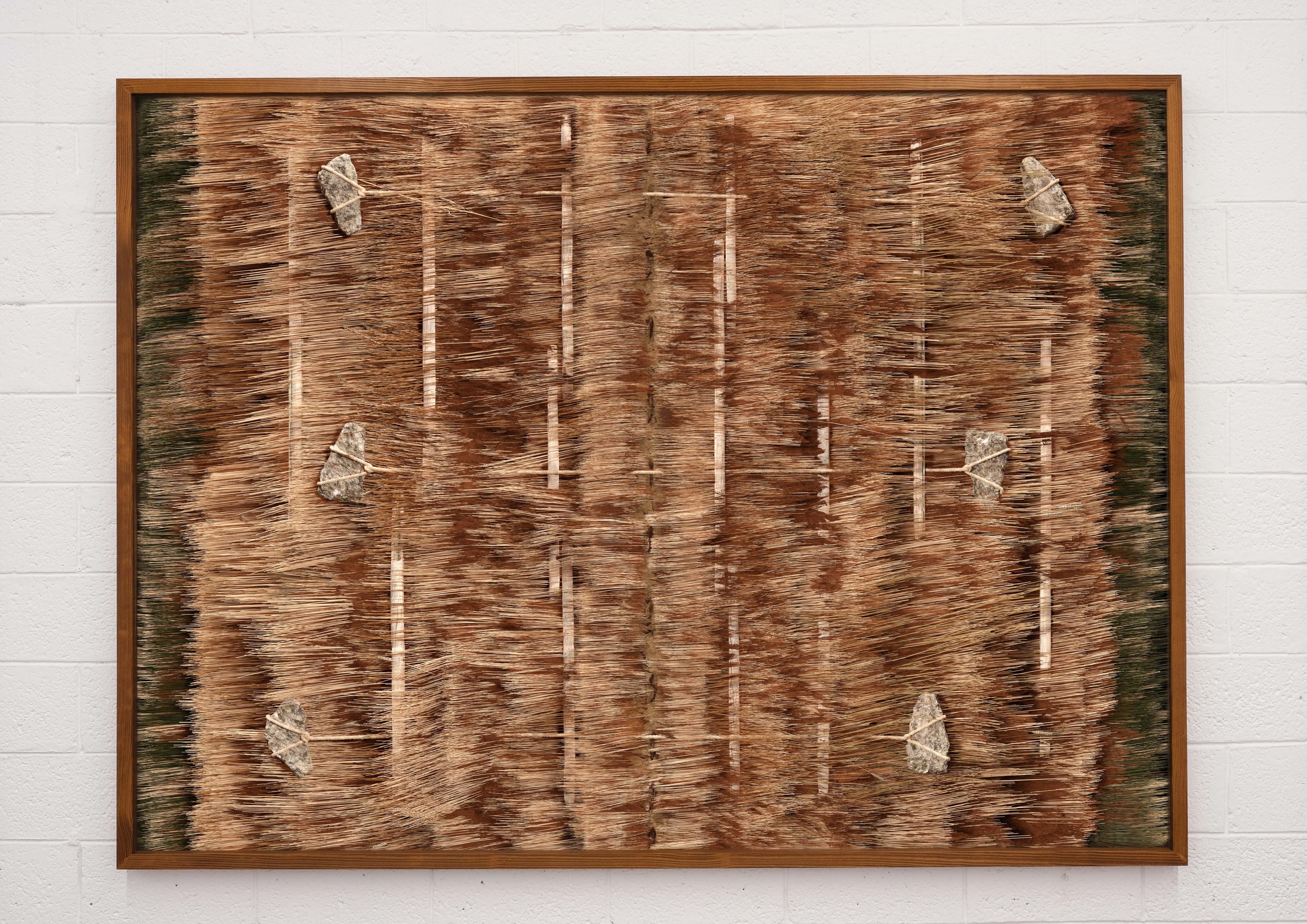   Untitled (Straw Roof)   2026, digital sculpture, inkjet printed on paper in artist’s frame, 240×180×6 cm 