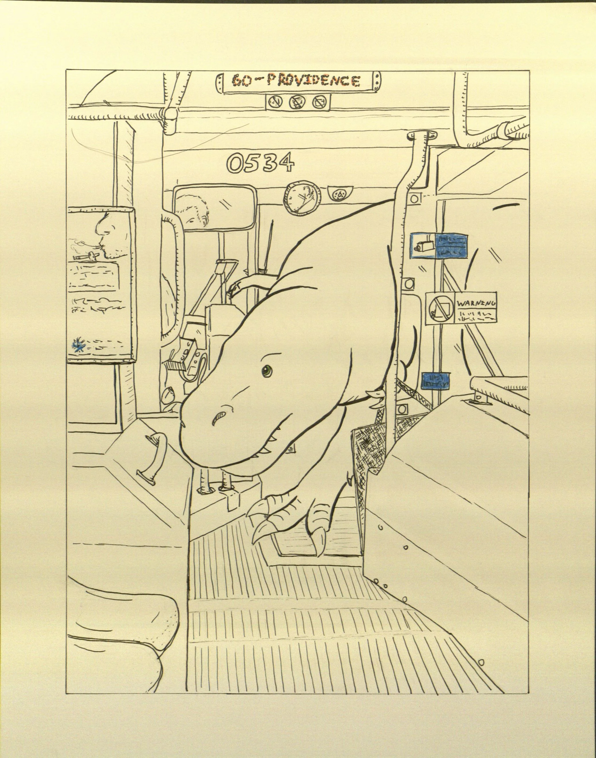 T-Rex rides RIPTA!