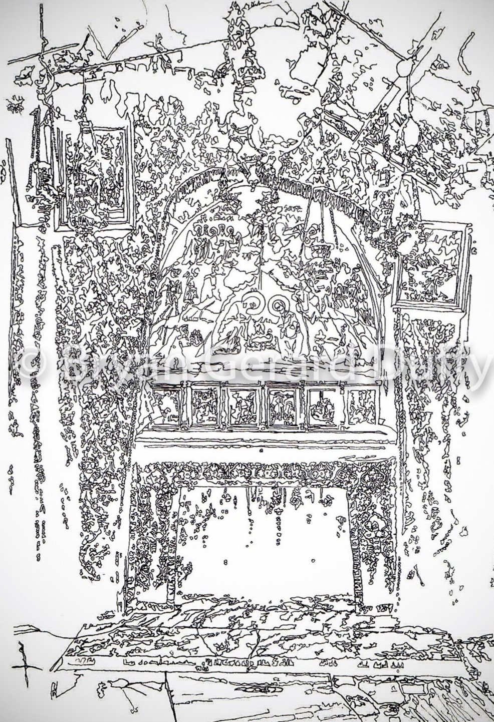 Birthplace, 2017.

Line Drawing on paper, 21cm X 29.7cm, 2017.

Fool by the Roadside Collection