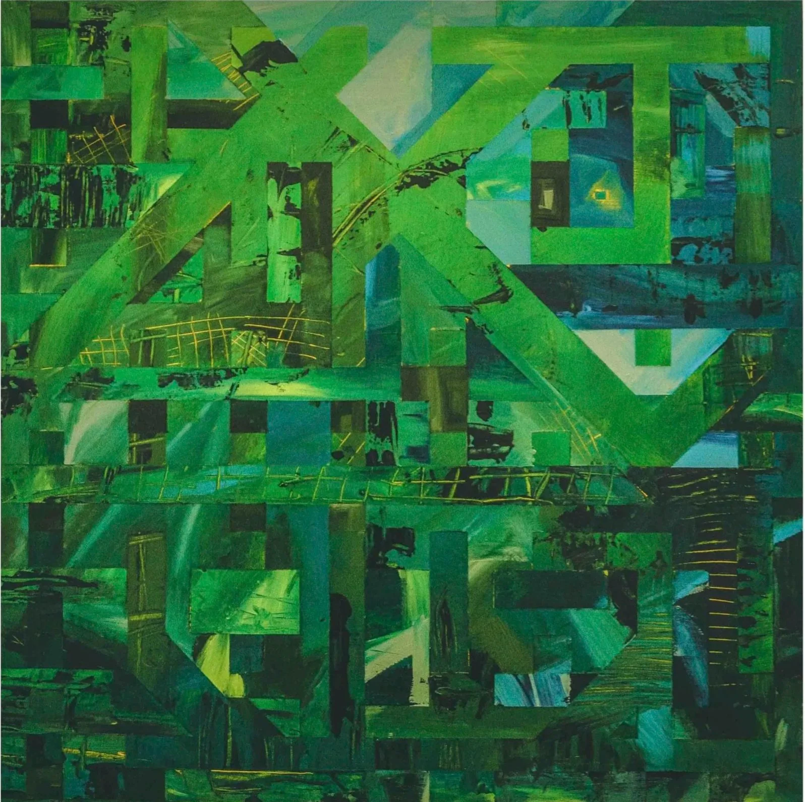 The King's attack on a bugs life, 2022.
Acrylic on wood panel, 60cm x 60cm