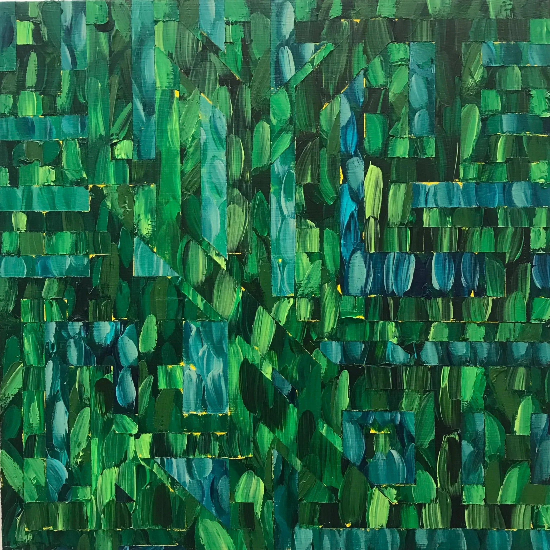 What time do you call this?, 2022.
Acrylic on wood panel. 30cm x 30cm  