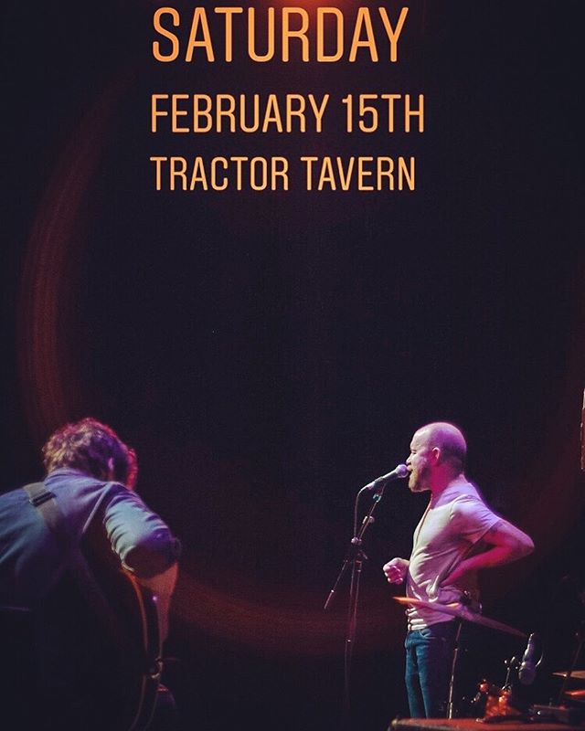 Hey-o! Always a good time playing here. Excited to announce we&rsquo;ll  be back at the @tractortavern on February 15th! Sponsored by our buds at @kexp Tix on sale Friday. 📸 by @lyndaallenphotography