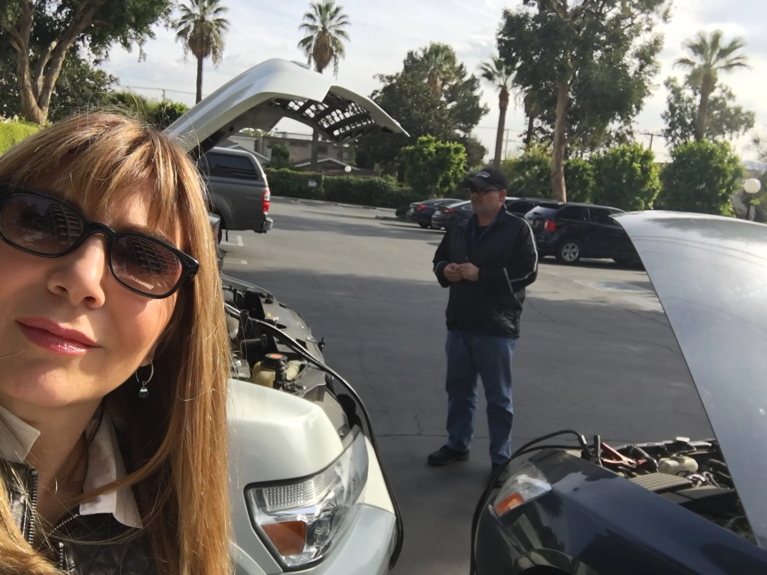 Crew van broken down in Los Angeles