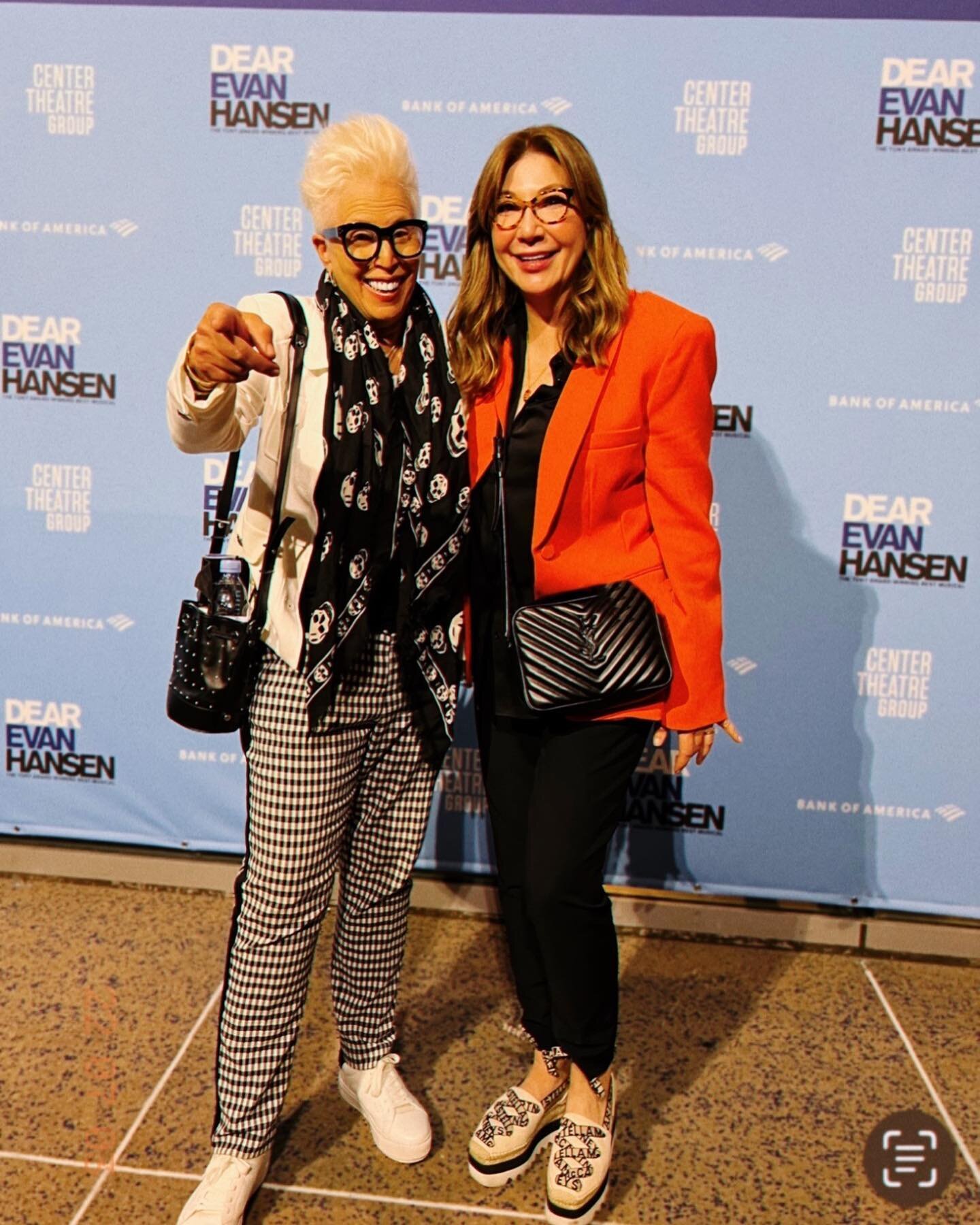 Opening night of Dear Evan Hansen at The Ahmanson. Oh how I cried..but musical theater does manage a happy ending. Thank you to the amazing Center Theatre Group for bringing the best of Broadway to LA 💕
And thank you to my friend and stylist Joanne 