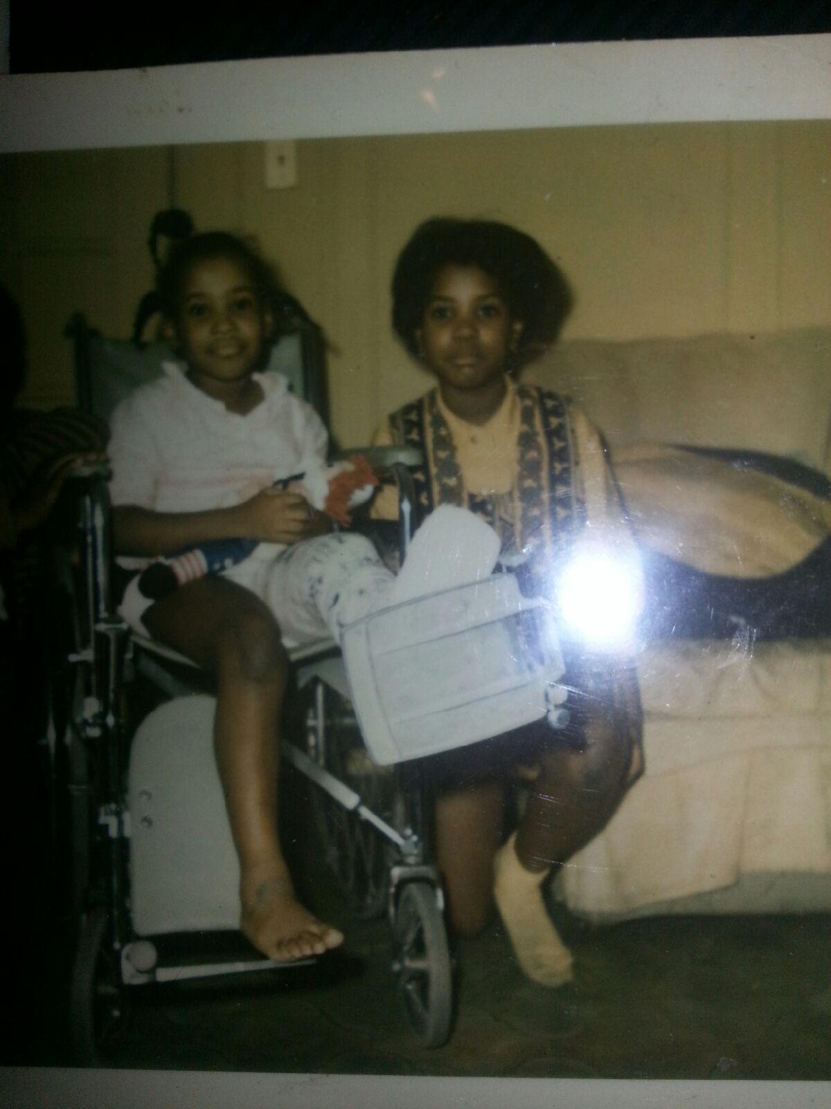 Lisa and sister Cathy West