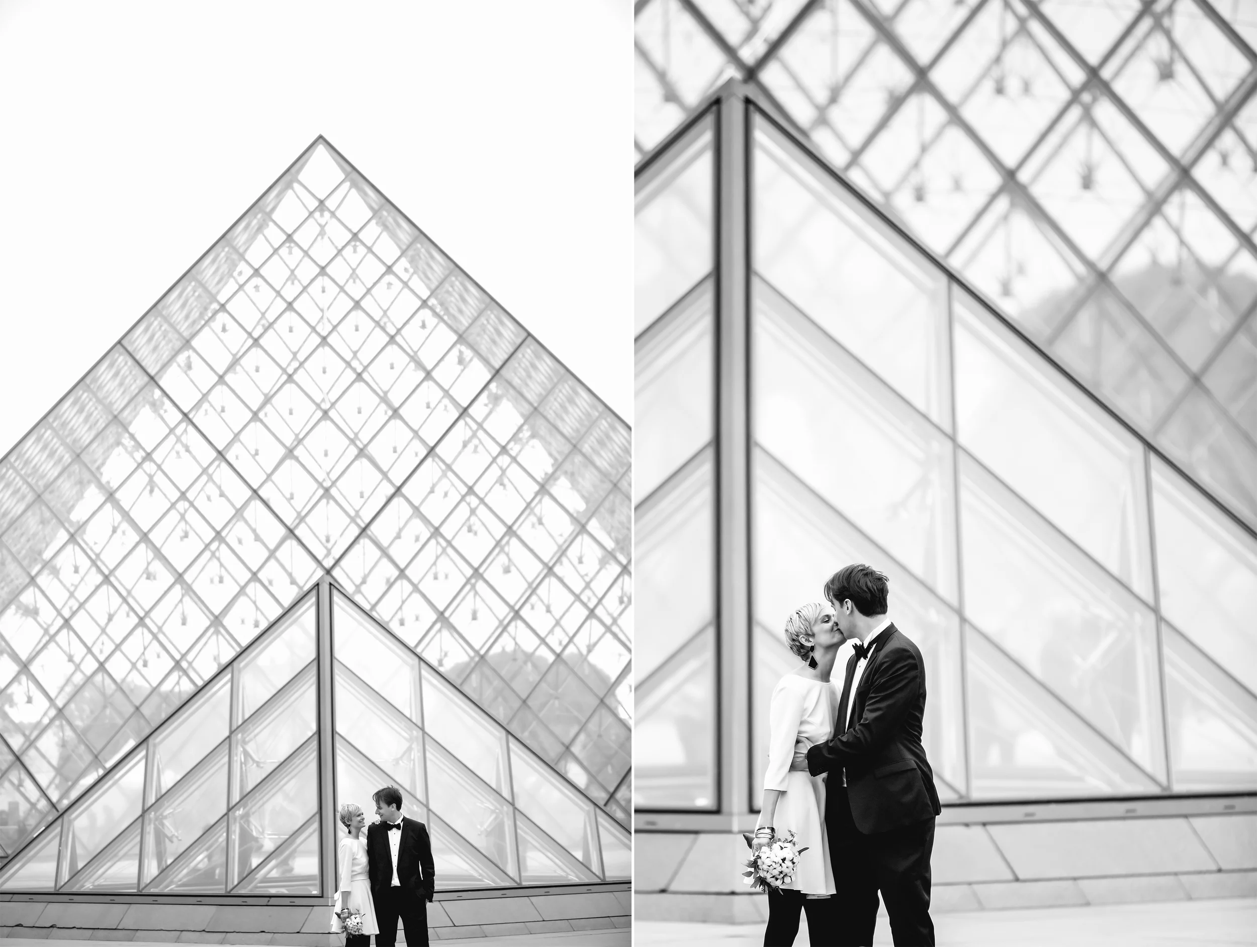 Paris - Wedding - Musée du Louvre