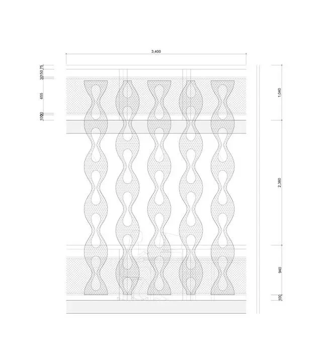 Bending-Active Facade