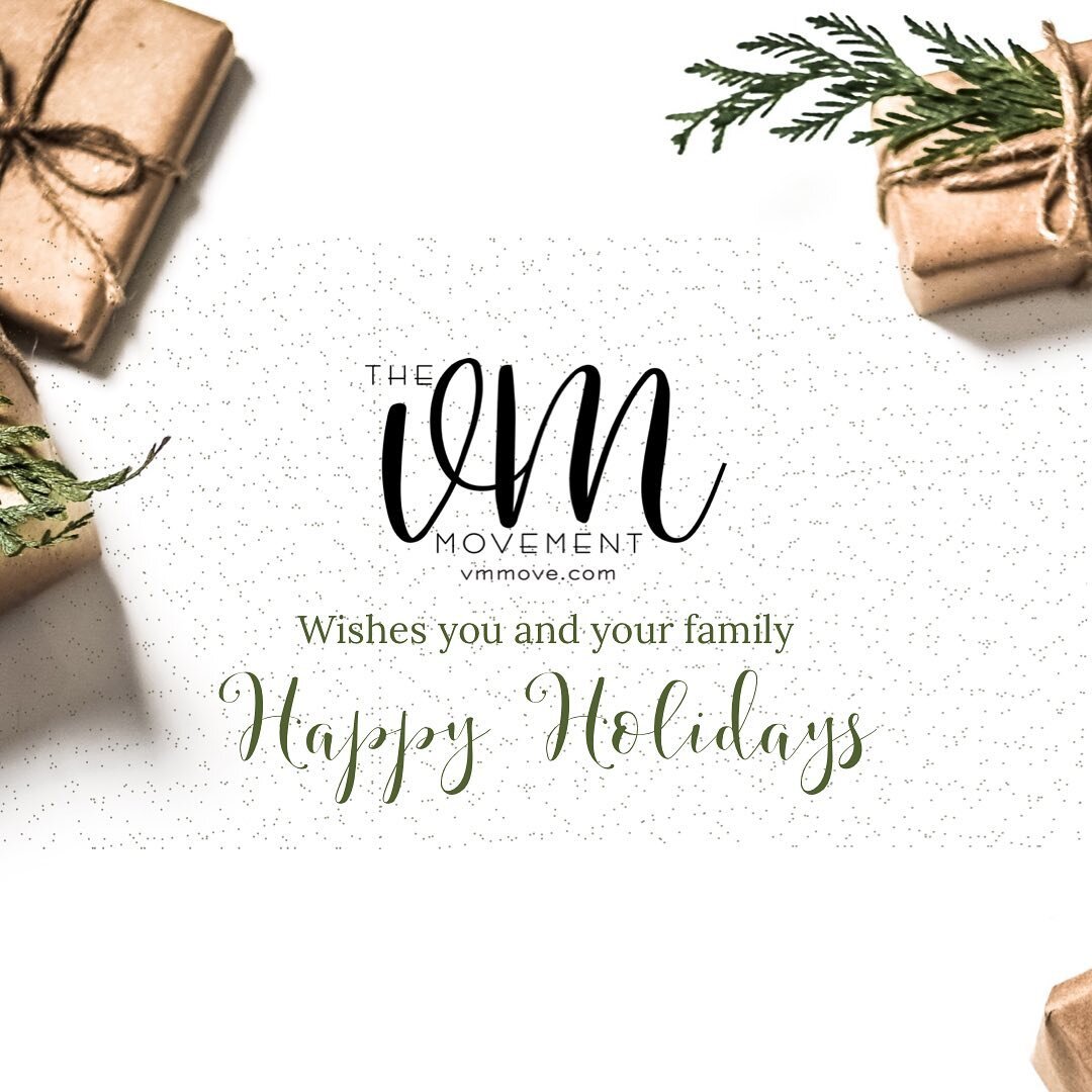 The VM Movement wishes you a joyful and peaceful time with your loved ones 🎄🍷 #keepmoving