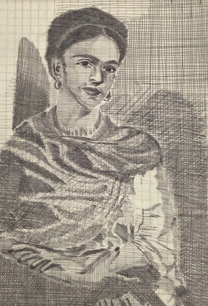 Frida - Line Art - Technique #1 