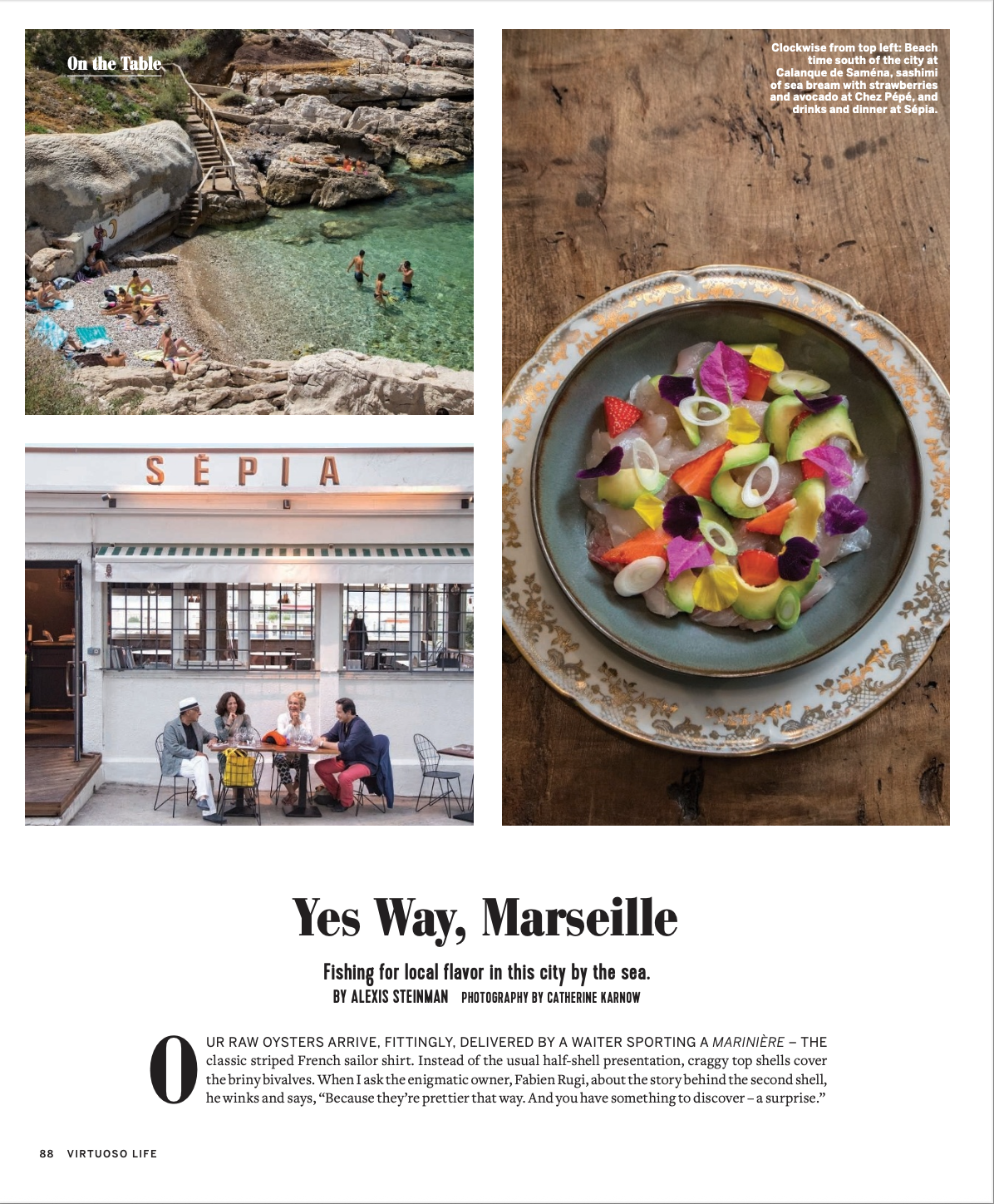 Best restaurants Marseille Alexis Steinman Virtuoso