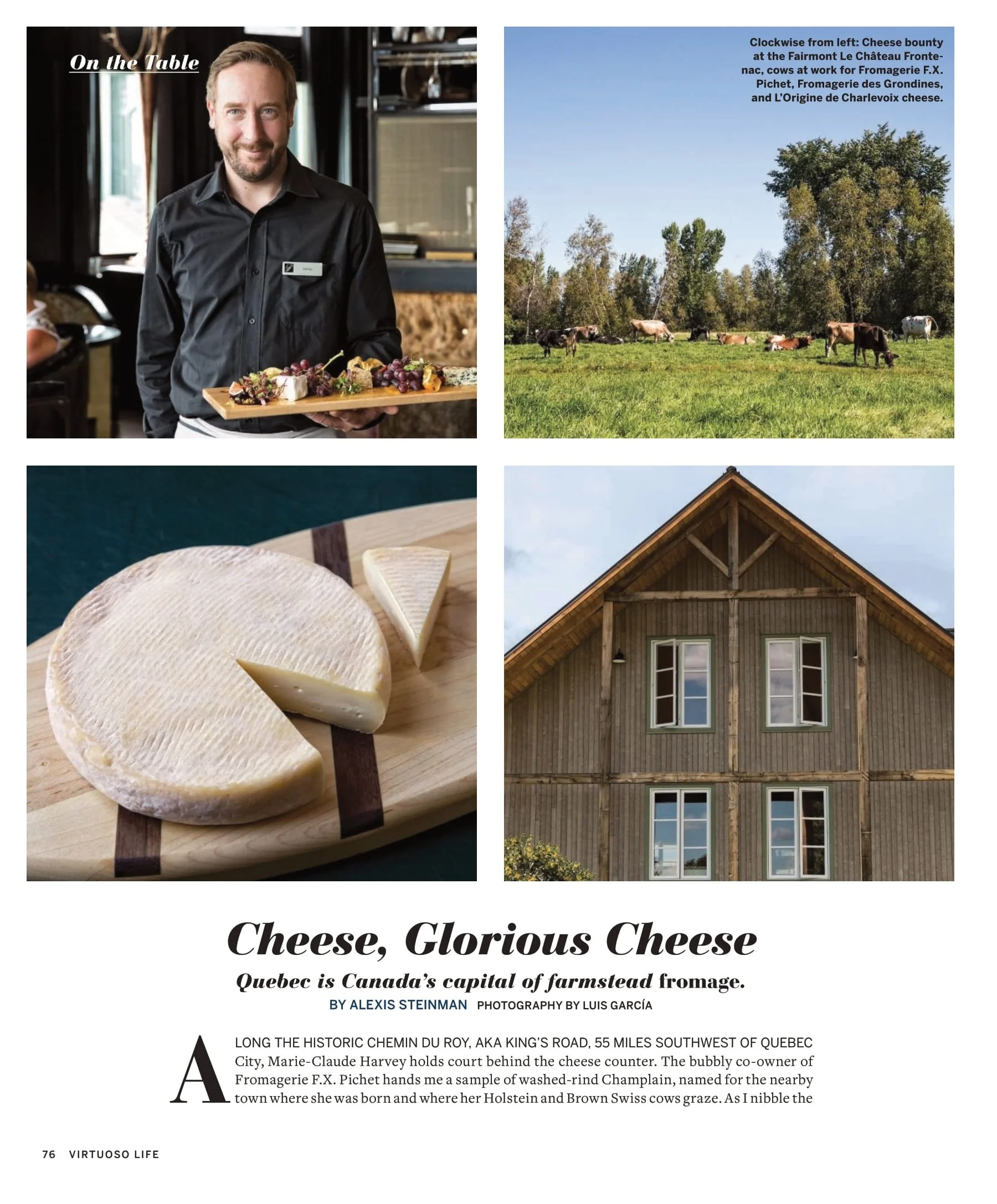 Quebec cheese tour Alexis Steinman