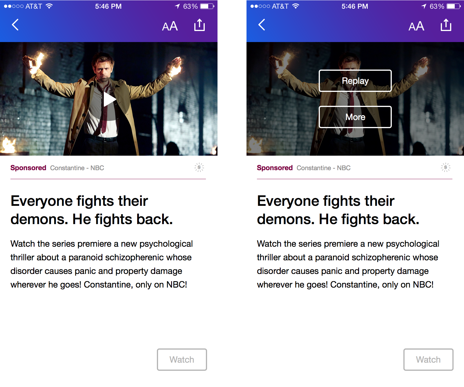 Full-page ads Interspersed between articles, these ad formats allowed for more detailed product description.