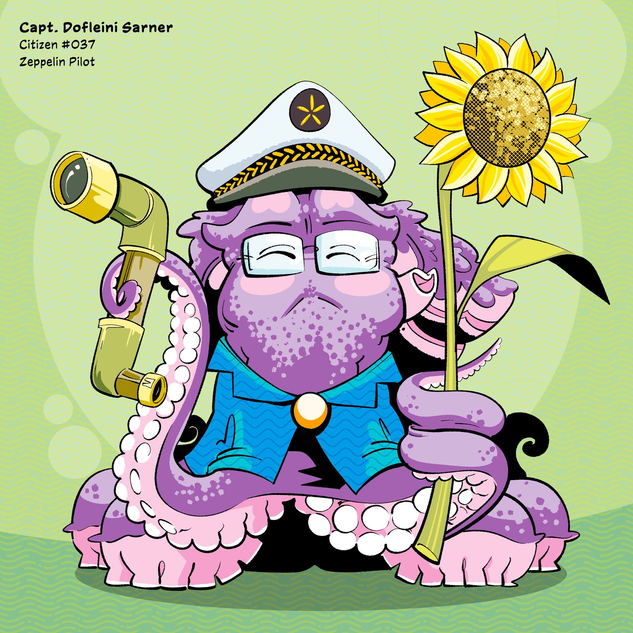The world is full of wonders, and Captain Dofleini Sarner has made it his life&rsquo;s goal to collect as many as he can! He bravely steers his zeppelin into the roiling storms of the pelagic, discovering fortuitous trade currents that lead to remote