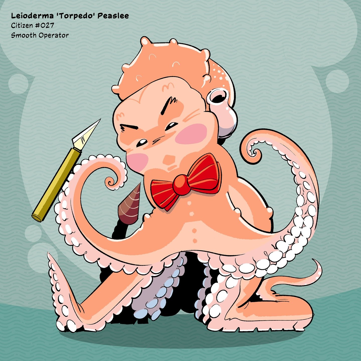 There&rsquo;s no scalpel faster or smoother among the barbers of Octopolis than that of &lsquo;Torpedo&rsquo; Peaslee. No one fears an operation from him: he&rsquo;s so sharp and slick with a wink and a nick, you won&rsquo;t even realize that your in
