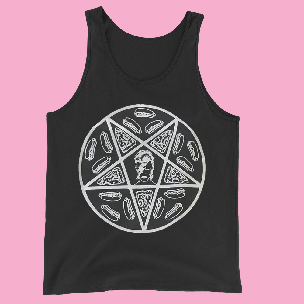 #018 BOWIE PIZZAGRAM TANK