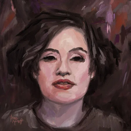 In the Moment - Oil on Canvas - 10 x 10 x 1.5