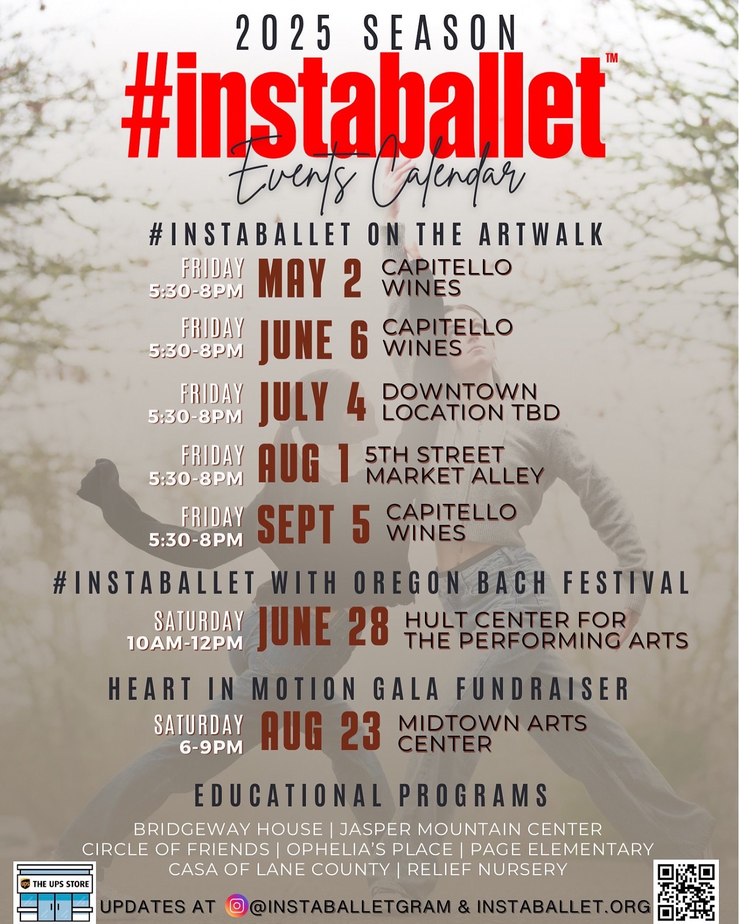 Here&rsquo;s your go-to guide for our 2025 #instaballet season events! ✨ Screenshot this one-page calendar to keep track of all the dates and never miss a moment! 📅💃