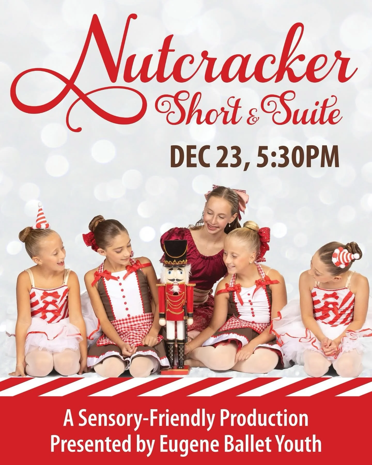 ✨ Community Spotlight: Eugene Ballet Youth ✨

We&rsquo;re excited to highlight Eugene Ballet Youth&rsquo;s Nutcracker Short &amp; Suite: a relaxed, sensory-friendly Nutcracker created with accessibility and care. This shush-free performance features 