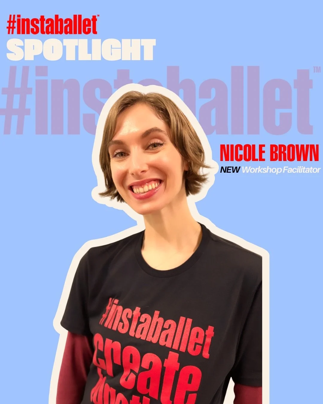 We&rsquo;re so excited to welcome Nicole Brown as one of our newest #instaballet workshop facilitators!

Nicole is passionate about creating engaging, experience driven spaces where students feel empowered to explore movement and creativity. Her goal